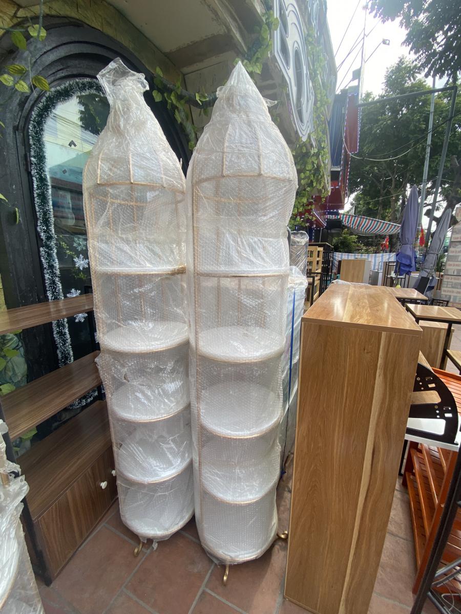 Kệ Lồng Chim  Tròn 5 Tầng Hải Phòng.